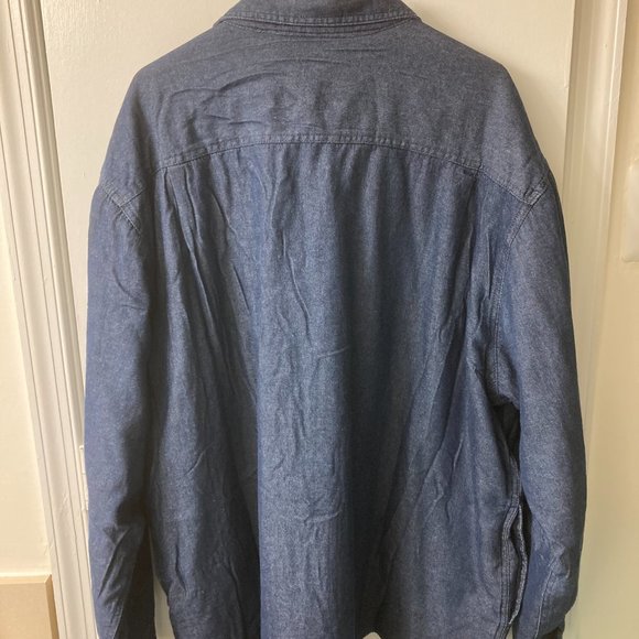 Men's Wrangler button up insulated denim jacket, size 2XL - Picture 6 of 10
